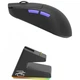 Бездротова ігрова миша Proove Gaming Jester 8K with Charging Dock white/purple - зображення 5