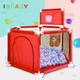 Дитячий манеж для розвитку IMBABY 6 секцій - із парканом для малюків - сухий басейн для дитячих ігор, для куль або килимка VENDNT-104 - зображення 4
