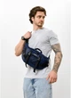 Велика чоловіча тканинна поясна сумка бананка SAMBAG Синій (5490038721) - зображення 1