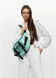 Большая женская тканевая поясная сумка бананка SAMBAG Мятная (5457038721) - изображение 4