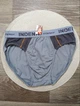 Мужские трусы плавки слипы INDENA, хлопковые, 3XL, светло-серые, СВ-20309 - изображение 2