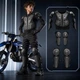 Защитная экипировка RIDER PRO для детей и подростков, комплект защиты груди, спины, плеч, локтей, коленей и голени для велосипеда, роликов, самоката, эндуро и ATV (черный) - изображение 2