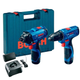 Набір інструментів Bosch Professional GSR 120-LI + GDR 120-LI 12 В 2 А·год Синій (06019G8023) - зображення 2