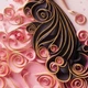 Подарунковий пакет з ручками Lady R40790-S вертикальний 18х23х10 см Рожевий з чорним - зображення 2