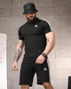 Літній комплект Adidas чорний чоловічий футболка та шорти XXL - зображення 1