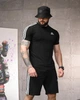 Літній комплект Adidas чорний чоловічий футболка та шорти XXL - зображення 4