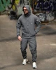 Костюм мужской C.P. Company серый ТР6073 tactical street, куртка и штаны карго S - изображение 6