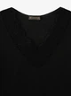 Джемпер однотонный женский GENUA G01117-0007 S Черный shop (2000999550508) - изображение 2