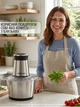 Измельчитель для кухни SeaBreeze MultiFunction Food Chopper чоппер кухонный, блендер 3в1 с металической чашей на 2л 1600 Вт - изображение 10