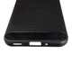 Чехол для телефона Samsung Galaxy M36 5G (M366B) карбоновый противоударный с высокими бортами черный - изображение 6