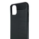 Чехол для телефона Apple iPhone 11 Pro Max карбоновый противоударный с высокими бортами черный - изображение 4