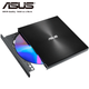 Зовнішній DVD-привід ASUS 8x, портативний оптичний привід, підтримує інтерфейс USB/Type-C (сумісний із системами Apple/SDRW-08U9M чорний) - изображение 2