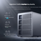 Корпус для жорсткого диска Yottamaster Disk Array, корпус для 2,5/3,5-дюймового механічного/SSD твердотільного накопичувача з кількома відсіками, зовнішній RAID-корпус для ноутбуків та настільних комп'ютерів, чотири відсіки FS4RU3 - зображення 2