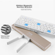 Клавиатура беспроводная BOW HB199 Bluetooth Серебристый - изображение 6
