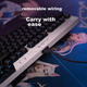 Механічна клавіатура G Pro League of Legends KDA для жінок, провідна, з RGB-підсвічуванням, компактна, 87 клавіш, для кіберспорту. - зображення 4