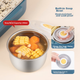 Ланч-бокс MAXCOOK MCFT5555 з нержавіючої сталі 304 на 4 відділення з приборами, 1.6 л - зображення 6