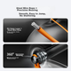 Feilipu Smart Jump Rope, бездротова скакалка для дорослих, фітнес для схуднення, спалювання жиру, спеціалізована зважена скакалка з підрахунком 3703D, зоряно-сірий колір - зображення 2