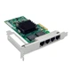 Сетевая карта EB-LINK на базе процессора Intel 82580EB, гигабитная четырехпортовая серверная сетевая карта PCI-E X4, электрический порт I340-T4, сетевой адаптер для промышленных камер машинного зрения E1G44HT. - изображение 3