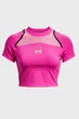 Жіночий рожевий топ UA Run Anywhere Crop SS Under Armour XL 1376816-652 - изображение 6