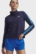 Жіночий темно-синій лонгслів UA Tech WM Tape Half Zip Under Armour S 6005100-403 - изображение 1