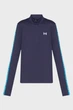 Жіночий темно-синій лонгслів UA Tech WM Tape Half Zip Under Armour S 6005100-403 - изображение 4