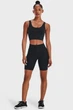 Жіночий чорний топ Meridian Fitted Crop Tank Under Armour XS 1373924-001 - изображение 2