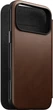 Etui z klapką Nomad Modern Leather Folio Horween Magsafe do iPhone 17 Pro Max Brązowe (856504014131) - obraz 1