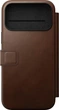Etui z klapką Nomad Modern Leather Folio Horween Magsafe do iPhone 17 Pro Max Brązowe (856504014131) - obraz 2