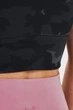 Жіночий чорний камуфляжний топ Meridian Fitted CropTankPrnt Under Armour XS 1380983-021 - изображение 3