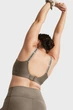 Жіночий коричневий топ UA Infinity High 2.0 Bra Under Armour XL A-C 1384112-200 - изображение 4