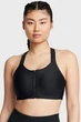 Жіночий чорний топ UA Infinity High Zip 2.0 Bra Under Armour XL A-C 1384118-002 - изображение 1