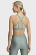 Жіночий м'ятний топ з візерунком Crossback Mid Print Under Armour XS 1361042-348 - изображение 2