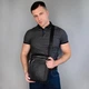 Сумка мужская кожаная черная Tiding Bag M5608-1A через плечо с ручкой - изображение 7
