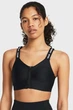 Жіночий чорний топ UA Infinity High Zip 2.0 Bra Under Armour L A-C 1384118-001 - изображение 1