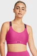 Жіночий рожевий топ UA Infinity Mid 2.0 Rib Bra Under Armour XL D-DD 1385433-686 - изображение 1