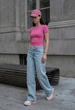 Жіночі джинси Staff 2511 light blue wide leg 40 - зображення 5