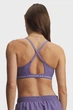 Жіночий фіолетовий топ UA Crossback Low Bra Under Armour LG 1386424-520 - изображение 2
