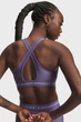 Жіночий фіолетовий топ Crossback Mid Bra Under Armour LG 1361034-520 - изображение 2