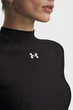 Жіночий чорний топ HeatGear Crop Mock LS Under Armour SM 6012691-008 - изображение 3