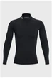 Чоловічий чорний лонгслів UA HG Armour Comp Mock LS Under Armour XXL 1369606-001 - изображение 5