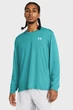 Чоловічий бірюзовий лонгслів UA LAUNCH LONGSLEEVE Under Armour XL 1382584-464 - изображение 1