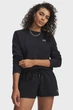 Жіночий чорний лонгслів Sport Terry Crew Under Armour XL 6011016-001 - изображение 1