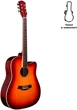Акустична гітара Alfabeto WG150 (3 Tone Sunburst) (T03) + чохол - зображення 1