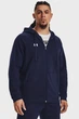 Чоловіче темно-синє худі UA Rival Fleece FZ Hoodie Under Armour L 1379767-410 - изображение 1