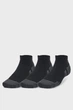 Чорні шкарпетки (3 пари) UA Performance Tech 3pk Low Under Armour L 1379504-001 - зображення 1