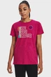 Жіноча рожева футболка UA BHM SS Under Armour XS 1378957-605 - изображение 1