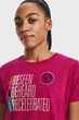 Жіноча рожева футболка UA BHM SS Under Armour XS 1378957-605 - изображение 5
