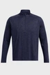 Чоловічий темно-синій лонгслів UA Tech Textured 1/2 Zip Under Armour S 1382797-410 - изображение 3