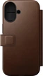 Etui z klapką Nomad Modern Leather Folio Magsafe do iPhone 17 Brązowe (856504014209) - obraz 2