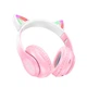 Навушники накладні HOCO W42 Cat Ears BT5.3 Рожевий - зображення 2